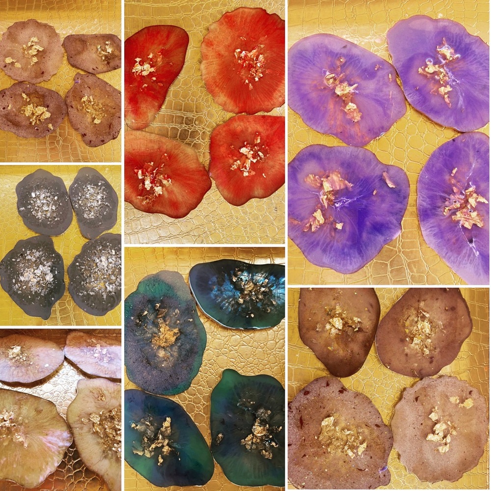 Gorgeous Geode Resin Coasters